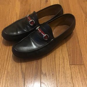 Amazing pair of GUCCI horse-bit loafers